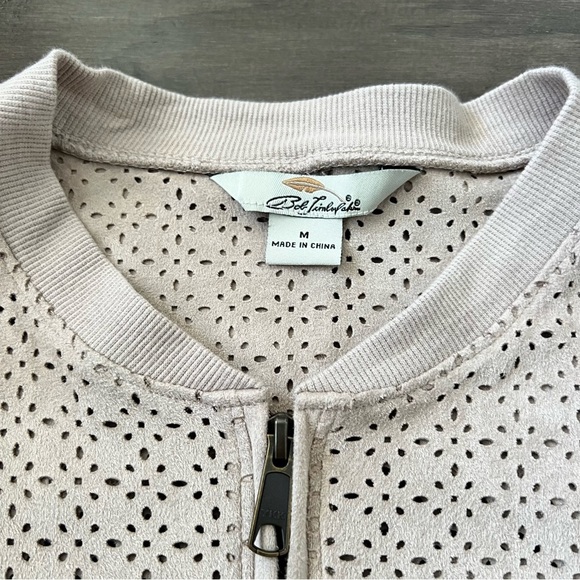 Faux Suede Leather Jacket - Picture 6 of 9